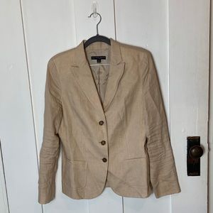 Brooks Brothers 346 Milano Fit Linen Blazer 10
